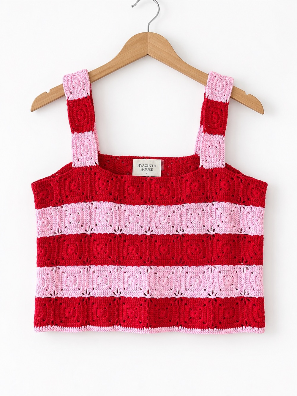 Hyacinth house Crochet Striped Tank Top